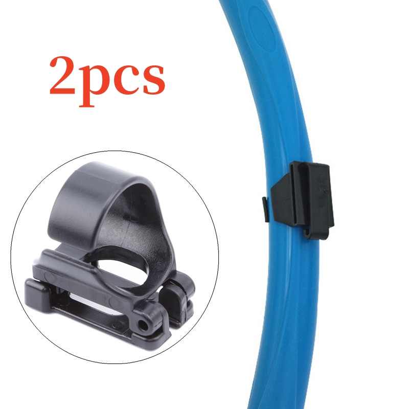 Silicone Mask Bracket - 2 ชิ้น/ชุด คลิปพลาสติกสำหรับยึดหน้ากากดำน้ำ ที่ยึดสายดำน้ำ ซิลิโคนสำหรับล็อกสายดำน้ำ ที่ล็อกแว่นดำน้ำ