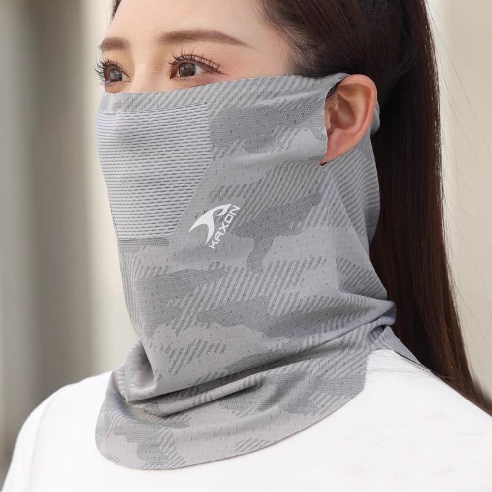 Sports Mask Breathable - หน้ากากกันแดดป้องกันรังสียูวีแบบใหม่ ระบายอากาศได้ดี ป้องกันฝุ่นละออง ผ้าคลุมคอ ปิดหน้าเต็มใบ สำหรับกีฬากลางแจ้ง