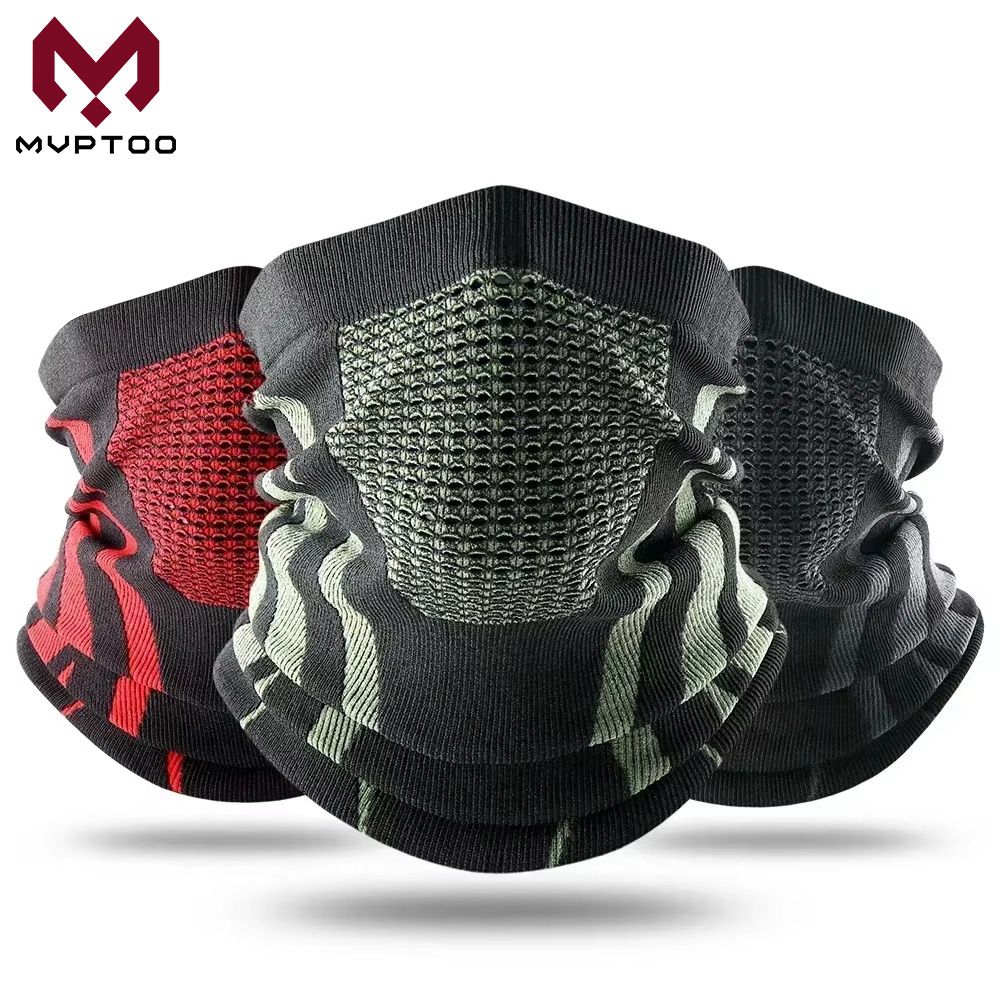 Respirator Half Face - ฤดูหนาวแหวนหลอดนุ่มผ้าพันคอหน้ากากคอผ้าพันคอเล่นสกีสโนว์บอร์ดWindproofครึ่งหน้าอุ่นผ้าพันคอHoodผู้หญิงผู้ชาย
