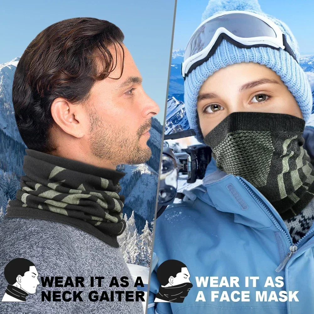 ฤดูหนาวแหวนหลอดนุ่มผ้าพันคอหน้ - Respirator Half Face บทวิจารณ์และราคา